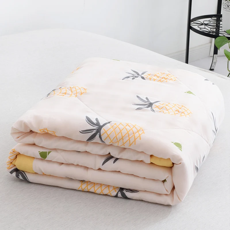100% одеяло из полиэстера с принтом постельные принадлежности летнее кондиционер