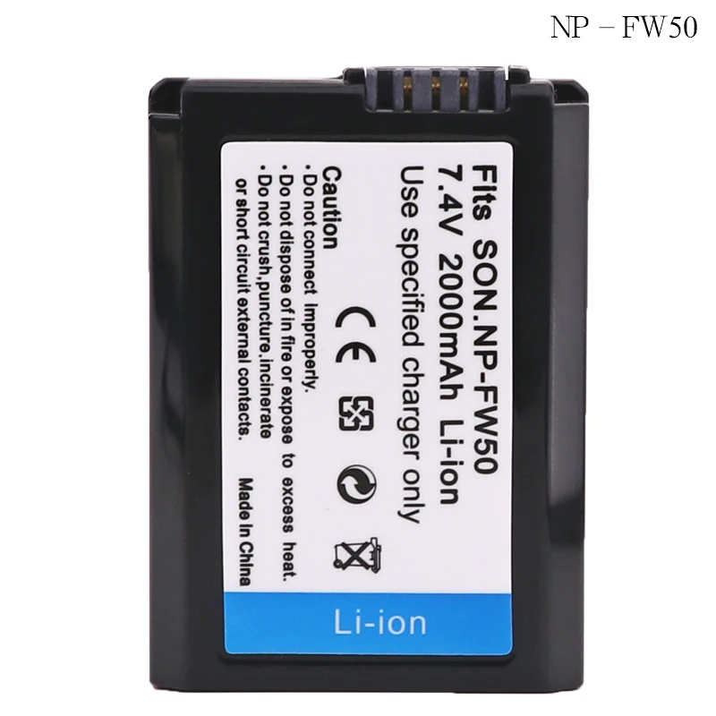 Оптовая Продажа 10x bateria NP FW50 Батарея для Sony NEX 7 5N F3 SLT A37 A7 5R 6 3 3A 7R II Камера|np-fw50