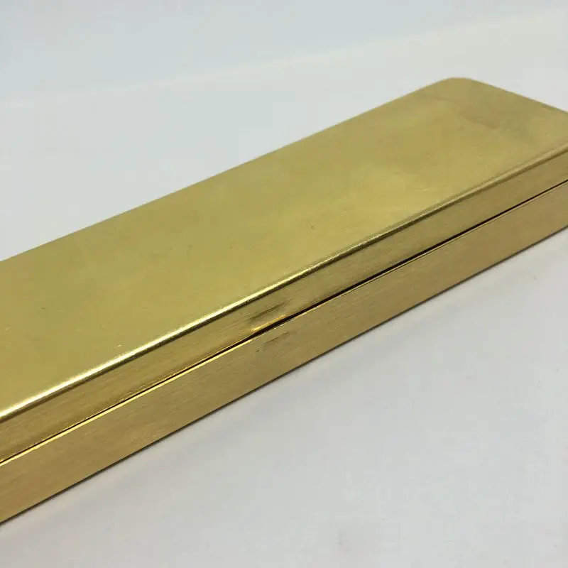 Латунные пеналы ручной работы в стиле ретро коробка для ручек и карандашей