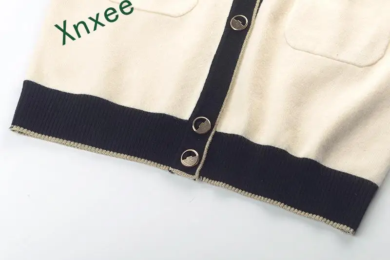 Xnxee 2019 Новинка весенне-осеннее Женское пальто свитер свободные вязаные кардиганы