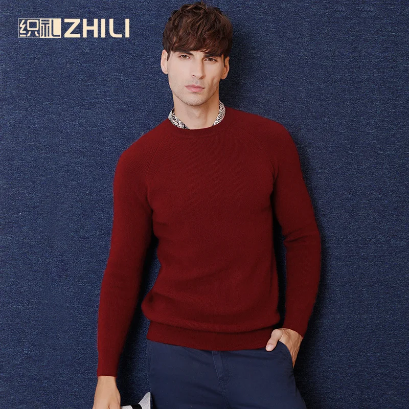 Высококачественный мужской свитер 2017 Новинка 100% кашемировые пуловеры зимний