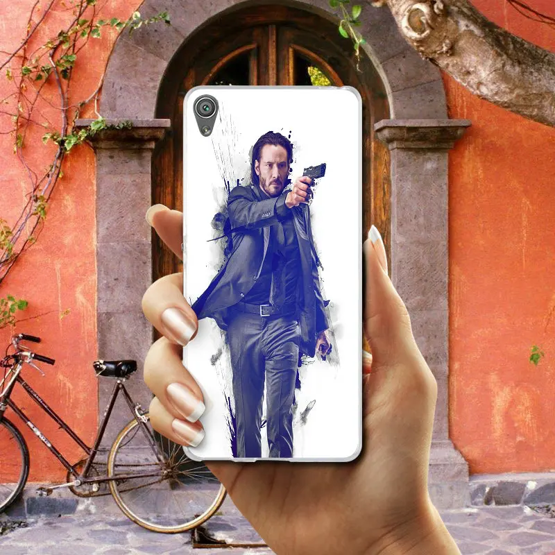 Soft TPU Transparent Mobile Phone Cases for Sony Xperia XA XZ Z Z1 Z2 Z3 Z4 Z5 Compact E3 E5 T3 M2 M4 M5 Shell John Wick Chapter | Мобильные
