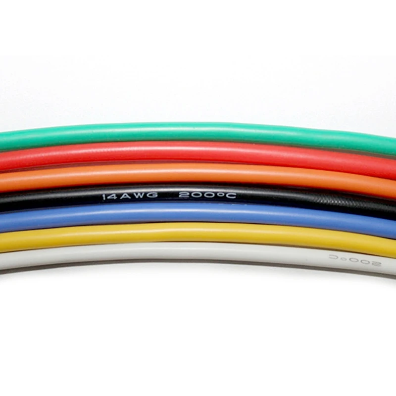 Мягкий силиконовый кабель 10 м 24AWG термостойкий гибкий