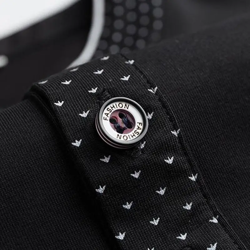 Летняя Новинка 2017 г. Для мужчин Мужские Поло рубашка хлопок короткий рукав в