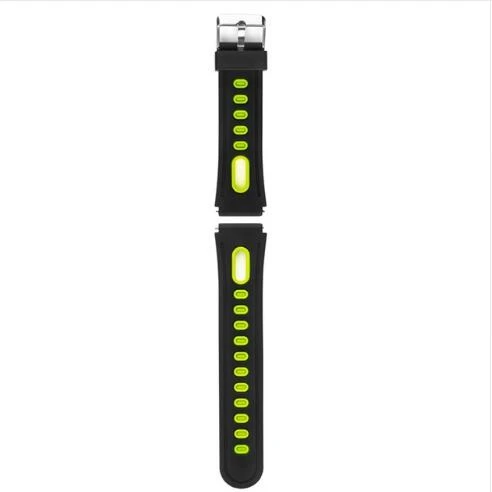 black green silicone GOLDENSPIKE P68 P70 оригинальные умные аксессуары браслет ремешок для P68 P70 спортивный автоматизированный Браслет замена умный ремень - Цвет: black green silicone
