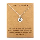 Бижутерия для пляжа, рыбные весы, морская лошадь, черепахи, искусственный КИТ, мерные ручки, женское ожерелье с долларом