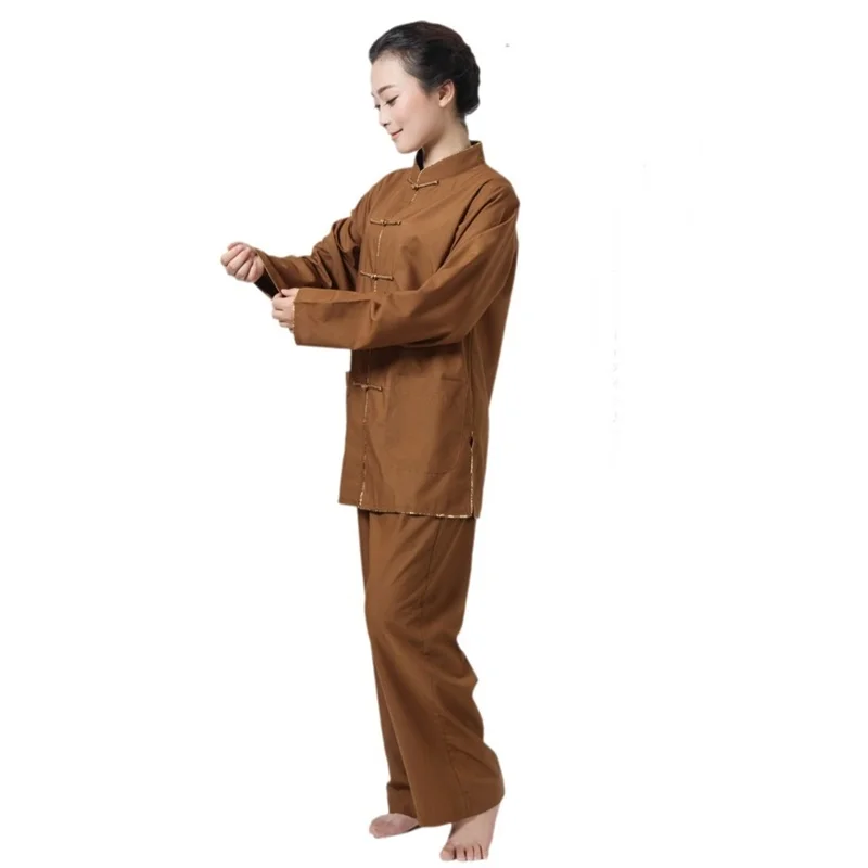 Женская униформа одеяния буддийских монахов shaolin буддистская одежда модель TA537 |