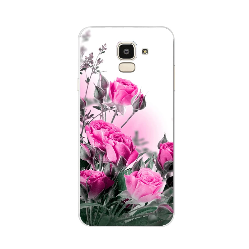 Чехол для телефона samsung Galaxy j6 Мягкий силиконовый чехол для защиты Fundas samsung j6 Plus j600f j610f Capas чехол - Цвет: Оранжевый