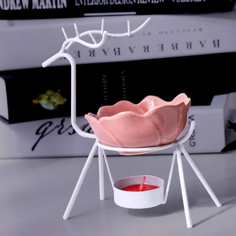 Роза олень печь для эфирного масла искусство аромат спа горелка хорошее