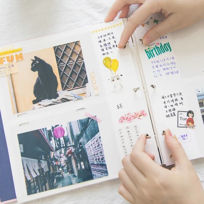 Модный DIY фотоальбом, альбом для путешествий и свадьбы, книга памяти ребенка, 6 дюймов, 100 фотографий, альбом для фотографий