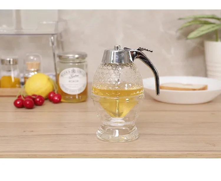 Креативный портативный горшок для хранения push honey диспенсер для воды контейнер чашка, сок сироп чайник Кухня пчела капельного кронштейна