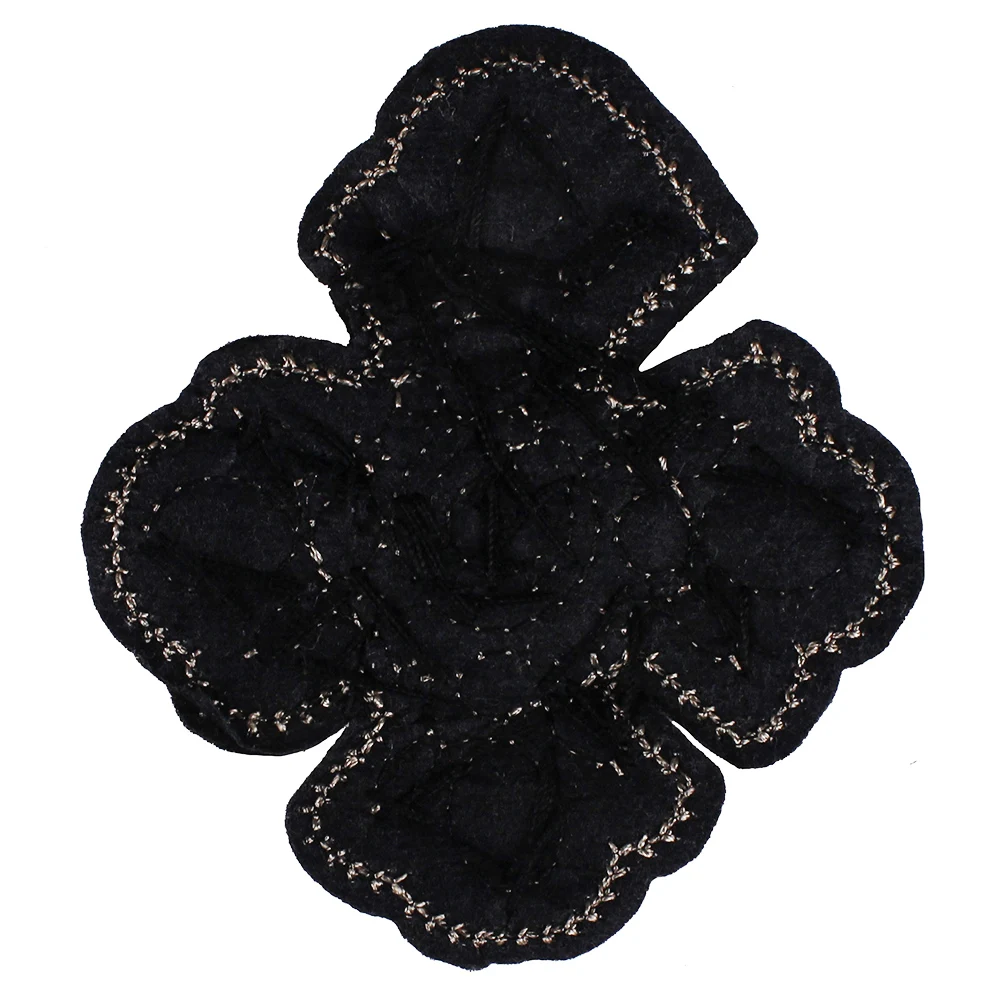 10 шт. вышитые бисером серые кристаллы стразы нашивки из ткани вышивка аппликация