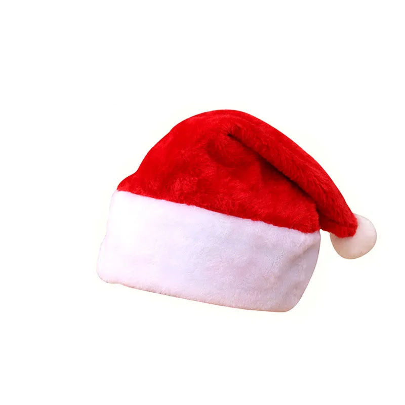 1 шт. Красная рождественская шапка Санта-Клаус Navidad рождественские украшения шляпа Санта-Клауса шляпка Кепка Noel Рождественская Кепка подарок на год