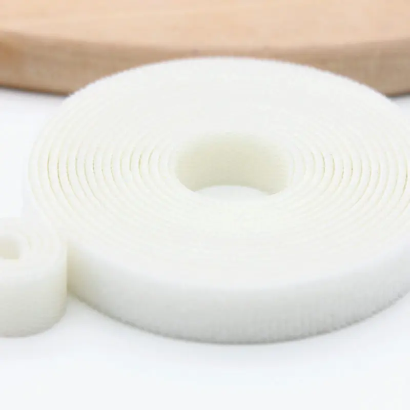 10MM white 2yards 2 ярдов/рулон 10 мм нейлоновая наклейка клейкие крючки петли крепеж лента рюкзак для одежды дома самошитье ремесло DIY аксессуары - Цвет: 10MM white 2yards