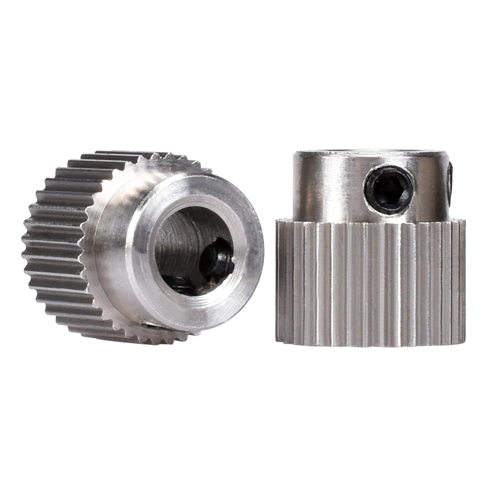 

MK8 Gear 36 Tooth Stainless Steel Bore 5MM MK8 Extruder Stepper Motor Pulley Extrusion Wheel Like MK7 For 3D Printers Parts