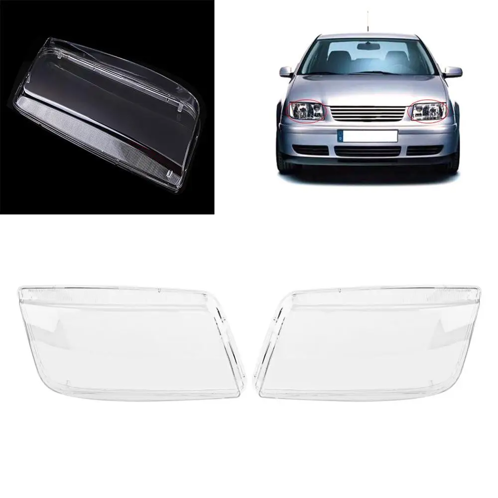 1 пара фар Крышка Замена Прозрачный для VW MK4 Jetta Bora 1998 1999 2000 2001 2002 2003 2004