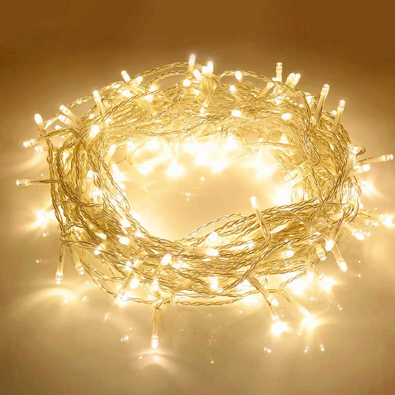 Уличная светодиодная сказочная гирлянда RGB Водонепроницаемая IP65 10 м 20