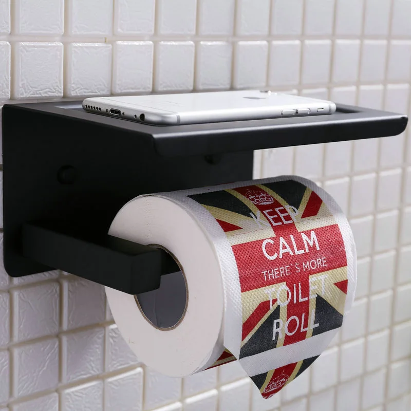 AUSWIND старинная стойка для полотенец из черной бумаги настенное крепление в