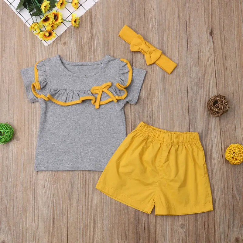 US Big/Little Sister Brother Matching Baby Girl Boy Tops Shorts Outfits Clothes | Детская одежда и обувь