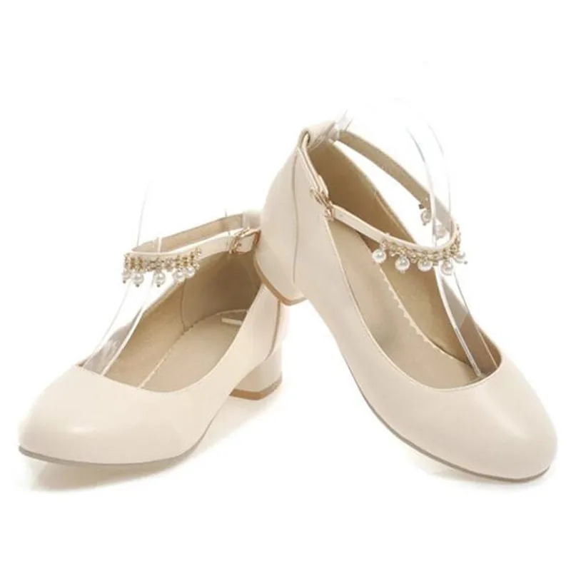 Новинка обувь на высоком каблуке для девочек весну/осень модные туфли принцессы