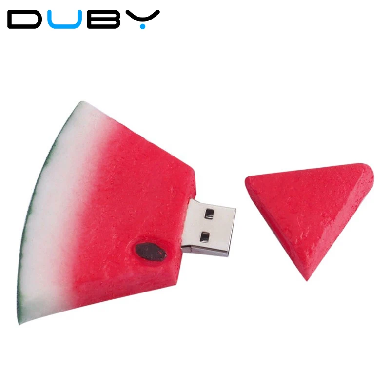 Силиконовый usb флеш накопитель в виде арбуза 64 ГБ 32 16 8 4 Гб|flash drive memory stick|memory