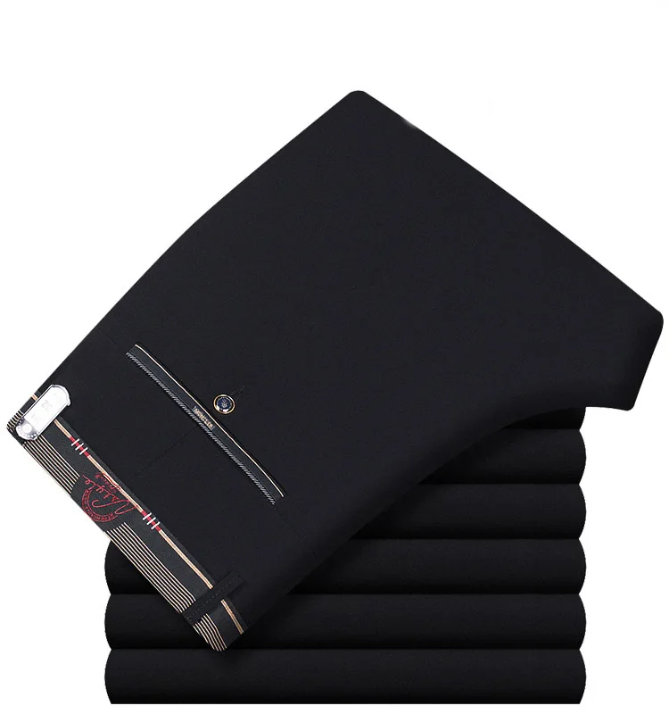 Брюки мужские деловые из полиэстера классические штаны для офиса и делового