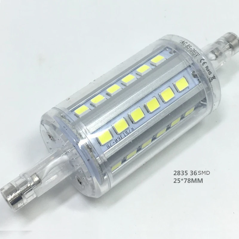 Светодиодный прожектор R7S 5 Вт 10 SMD2835 78 мм 118 мм|Светодиодные лампы и трубки| |