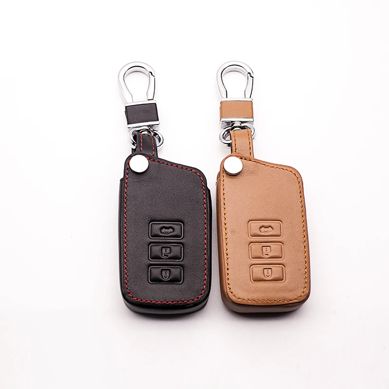 

Top layer leather Genuine Leather car-covers for Lexus NX200 ES200 250 RX200t case protect shell car keys accessories Key cases