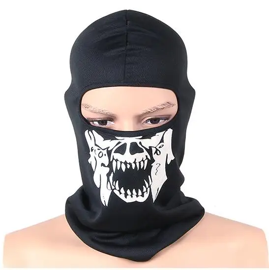 Велосипедная маска с черепом ROBESBON для мужчин и женщин Мужская велосипедная на половину лица хиджаб повязка