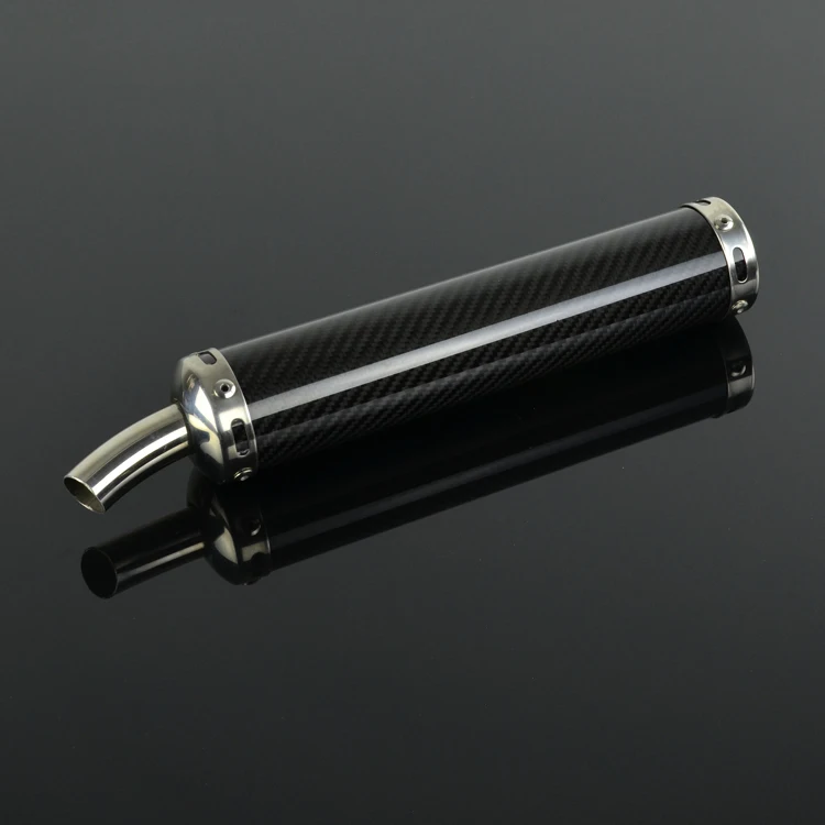 Глушитель выхлопной трубы для мотоцикла из алюминия и углеродного волокна 22 мм