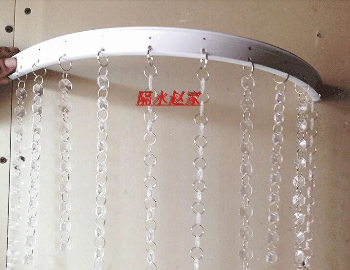 Направляющие 1 м линия для занавесок с хрустальными бусинами выделенные стержни