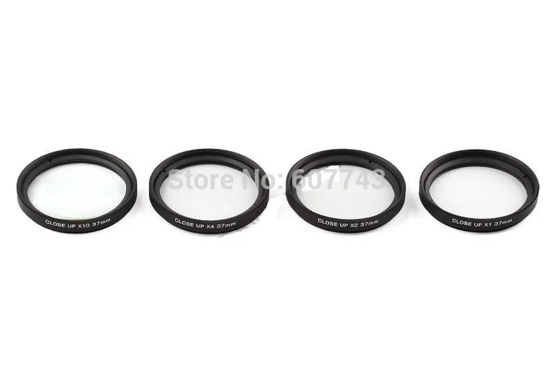 37 мм Макро крупным планом + 1 2 4 10 объектив фильтр комплект для Canon Nikon Pentax sony SLR