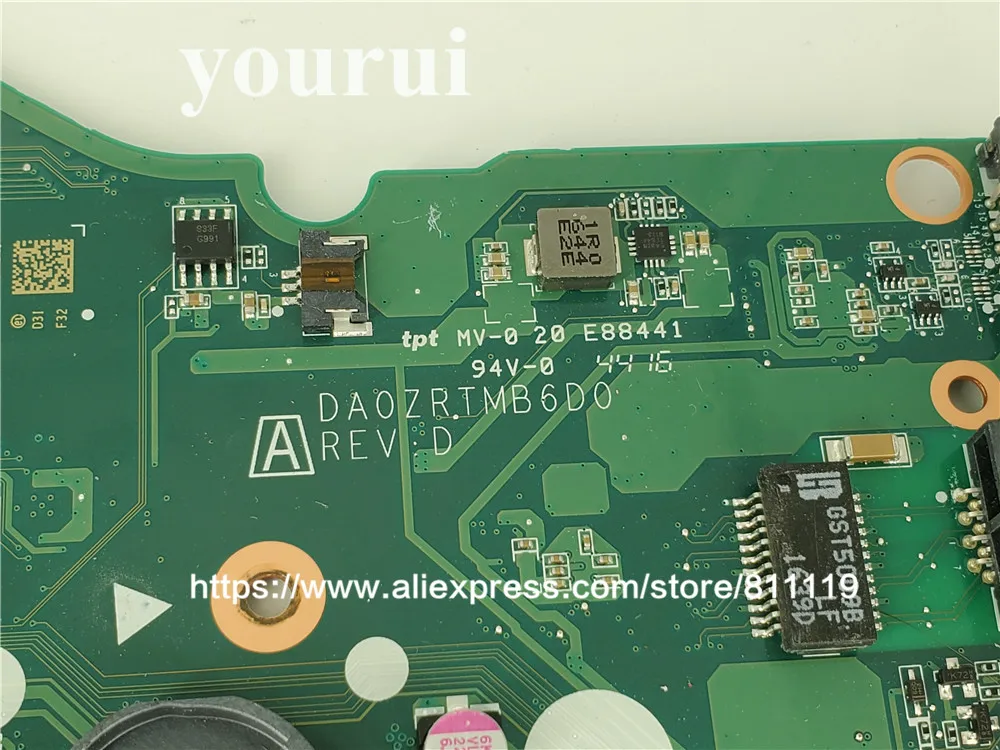 Для Acer Aspire E5 573 573G Материнская плата ноутбука I7 5500U Процессор NBG1T11001 DA0ZRTMB6D0
