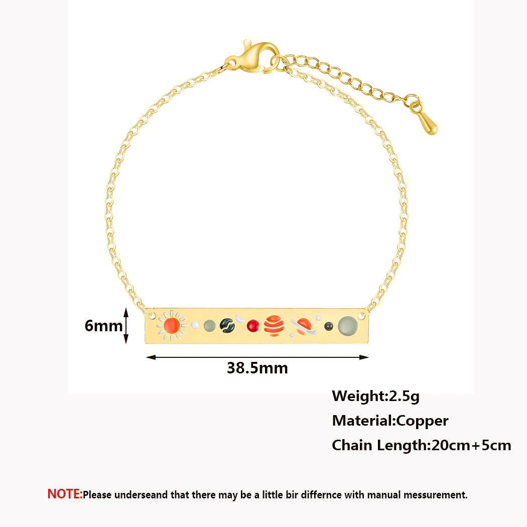 Женский браслет на солнечной энергии Galaxy из нержавеющей стали с золотыми