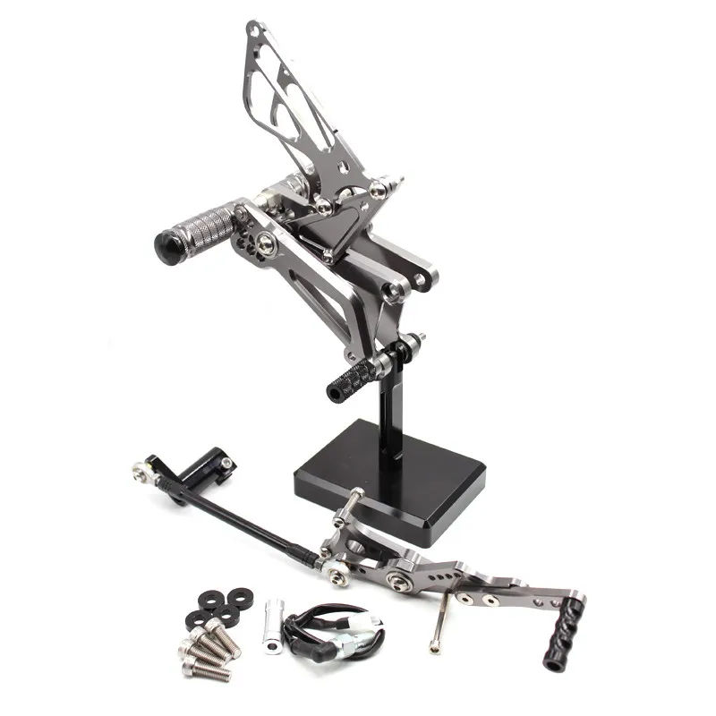 CNC мотоциклетные подножки Rest педали Rearset подножка сзади набор для TRIUMPH DAYTONA 675R 2006- DAYTONA 675 2011-2013