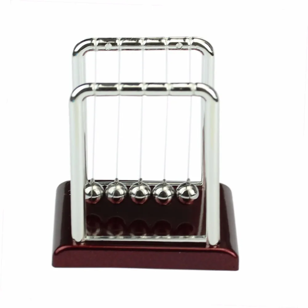 Стальная Колыбель Ньютона Баланс мяч физики Маятник стол забавная игрушка