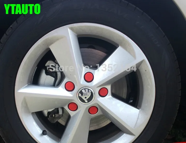 Автомобильный цветной защитный обод для обода колеса skoda octavia superb fabia yeti rapid 20