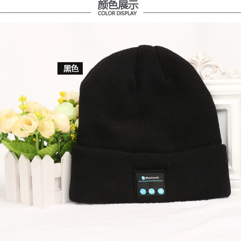 New warm wireless Bluetooth headset smart speaker microphone hat men's sports | Электроника