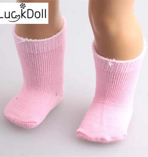 Высокоэластичные короткие носки LUCKDOLL 18 дюймов американская кукла 43 см