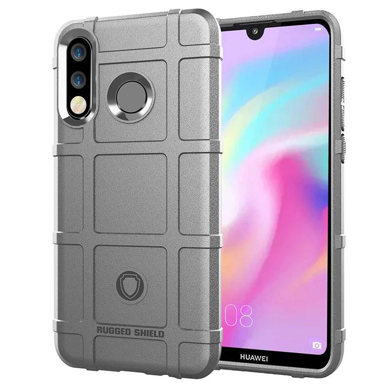 Углеродного волокна Защитный чехол для huawei P20 P30 Коврики 10 20 Lite Pro Nova 3 3i 3e 4 Honor 8A 8C 8X MAX 10i Lite V20 P Smart плюс - Цвет: Gray