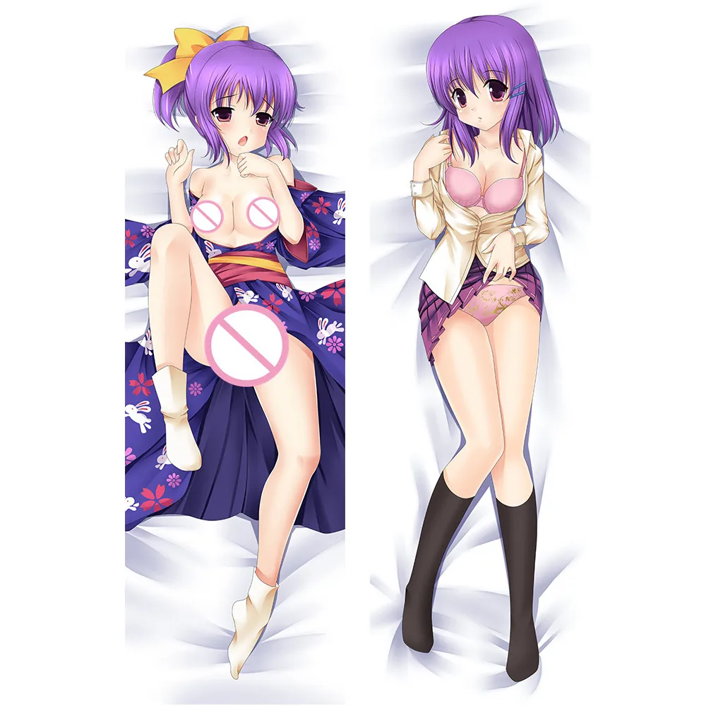 Горячее аниме мм! Персонажи сексуальных девушек Mio Isurugi & Arashiko Yuno наволочка эму!