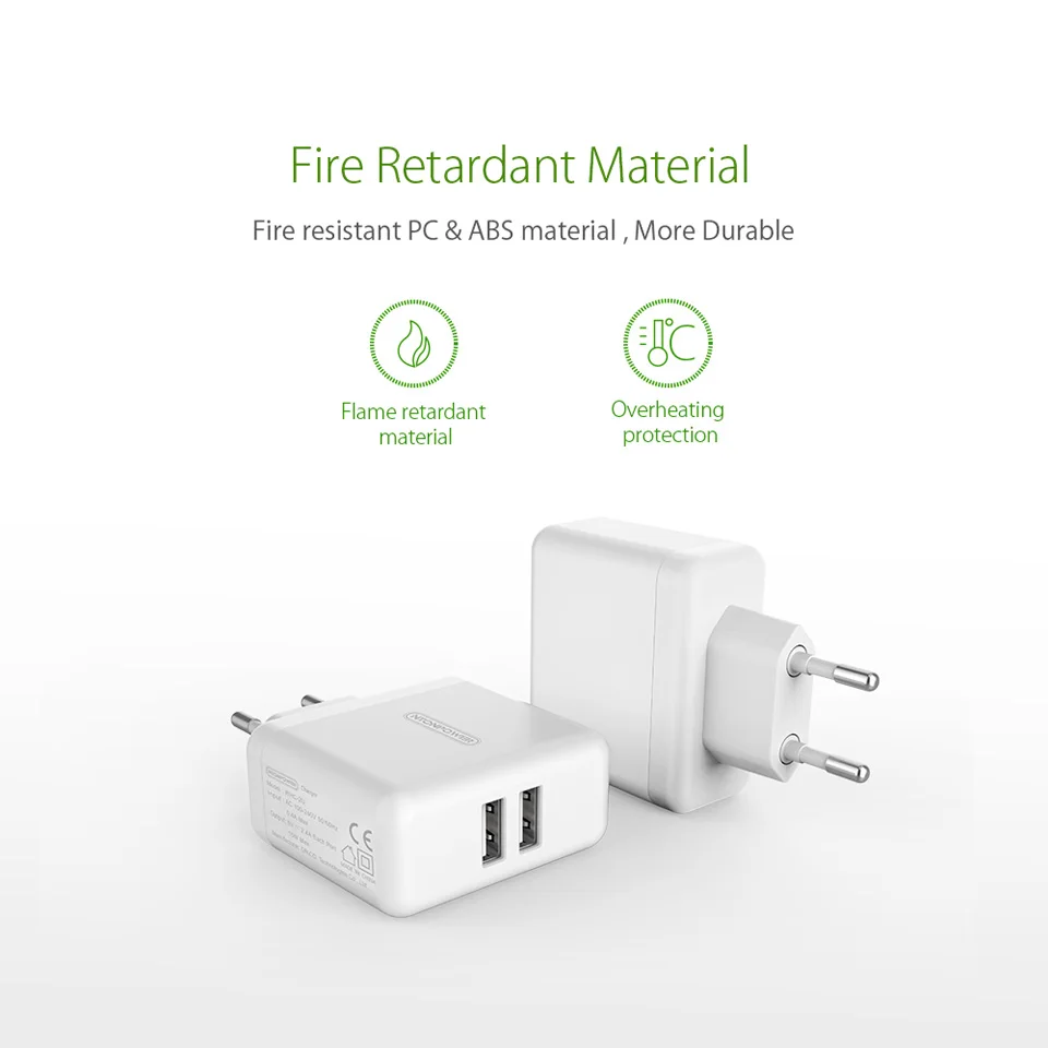 Зарядное устройство NTONPOWER для iPhone X 8 7 6 iPad 5 В 3 А настенное зарядное с двумя USB