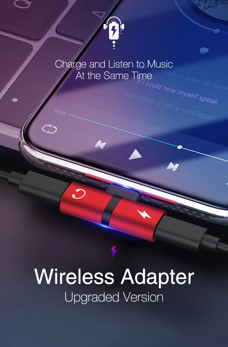 KISSCASE аудио адаптер для iPhone 7 8 Plus разъем для наушников Otg адаптер для наушников телефона адаптер для iPhone аксессуары