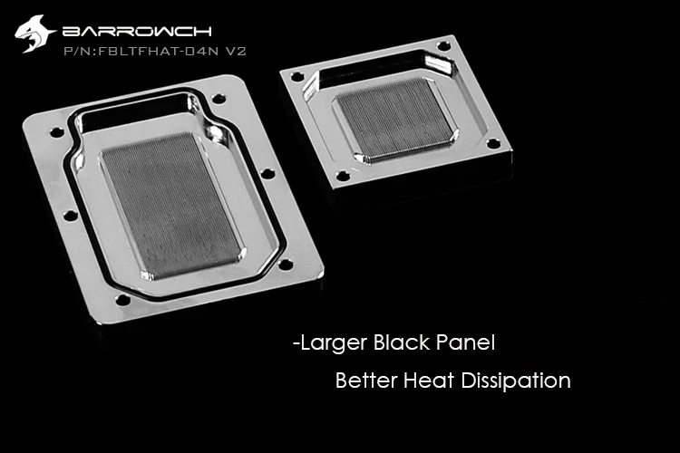 Barrowch OLED дисплей температуры водяного охлаждения FBLTFHAT-04N V2 кулер для процессора AMD Threadripper X399 TR4, SP3 блок процессора