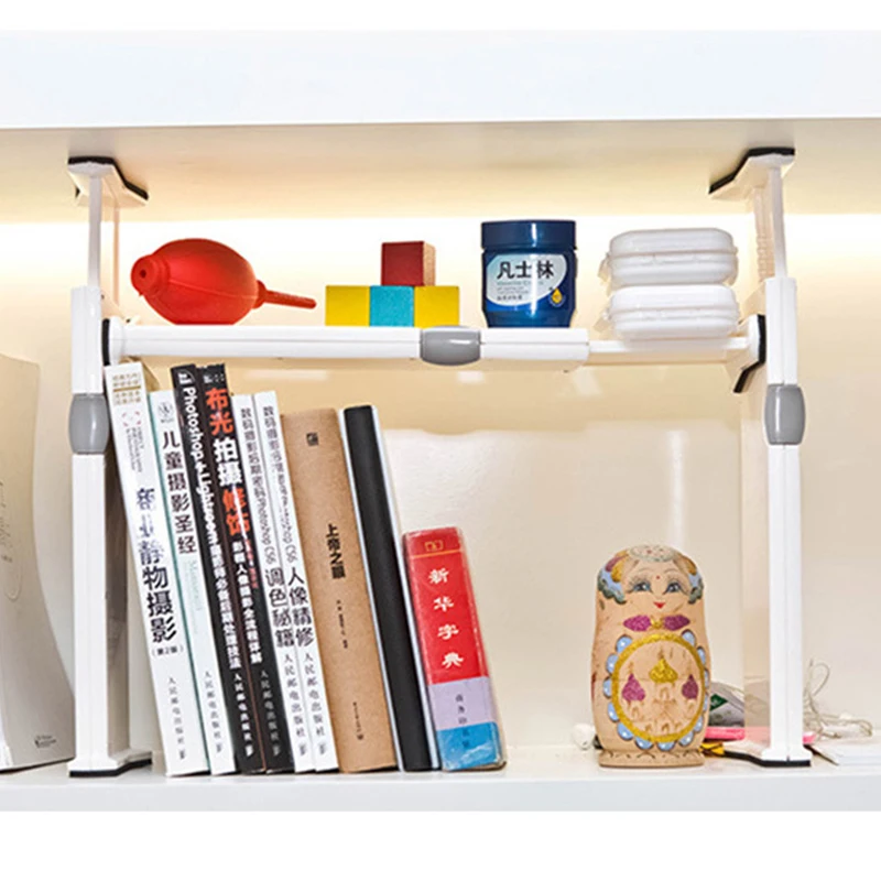 Adjustable Drawer Storage Rack Clapboard Cabinet Grid Holder Organizer Home Office Living Room Kitchen Partition Divider |