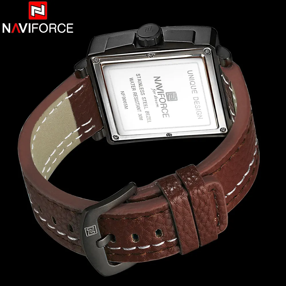NAVIFORCE Брендовые мужские спортивные кварцевые часы креативные аналоговые