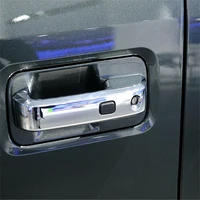 welkinry car auto cover styling for ford f150 pickup 2015 2016 2017 2018 abs chrome exterior door handle doorknob cap trim 4pcs