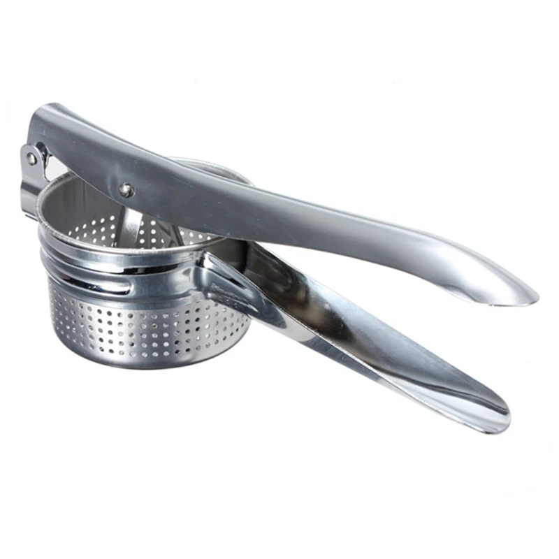 Новая нержавеющая сталь картофеля Masher Ricer фрукты овощи для пюре соковыжималка