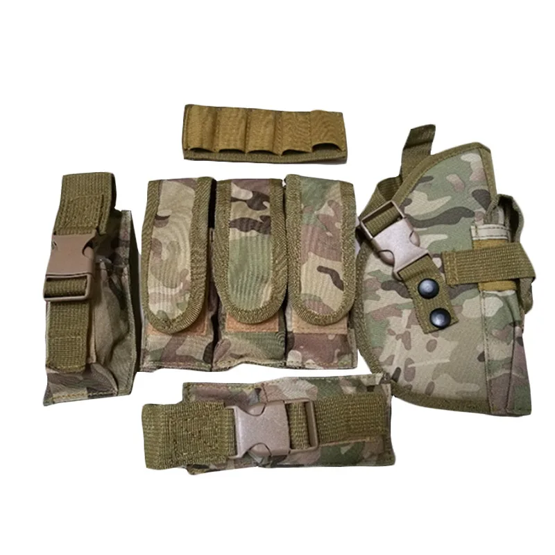 Мужской жилет Камуфляжный жилет для тела Molle Armor открытый джунгли экипировать мужчин t - Цвет: Army Green