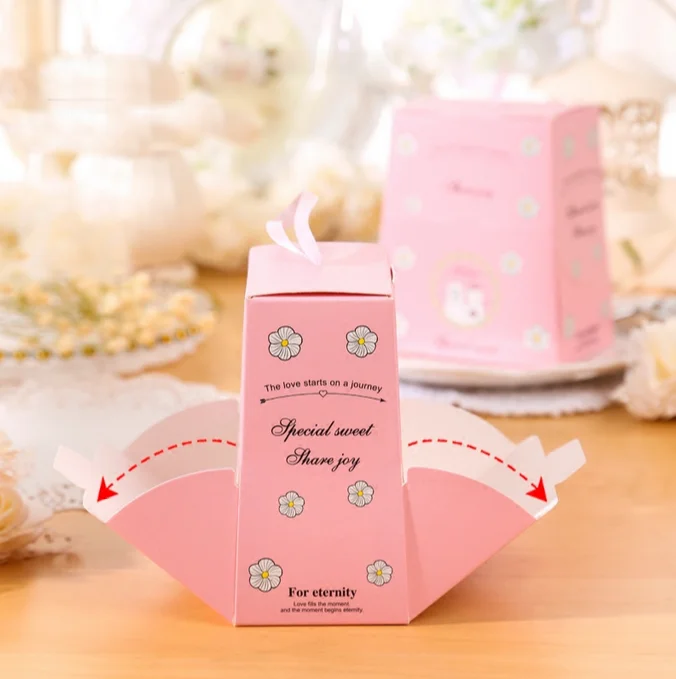 20 шт. розовый/синий большой размер мультяшный медведь Свадебные Сувениры Конфеты